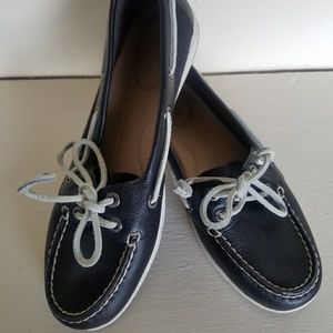 Sperry Topsider boat shoes leather size 8
